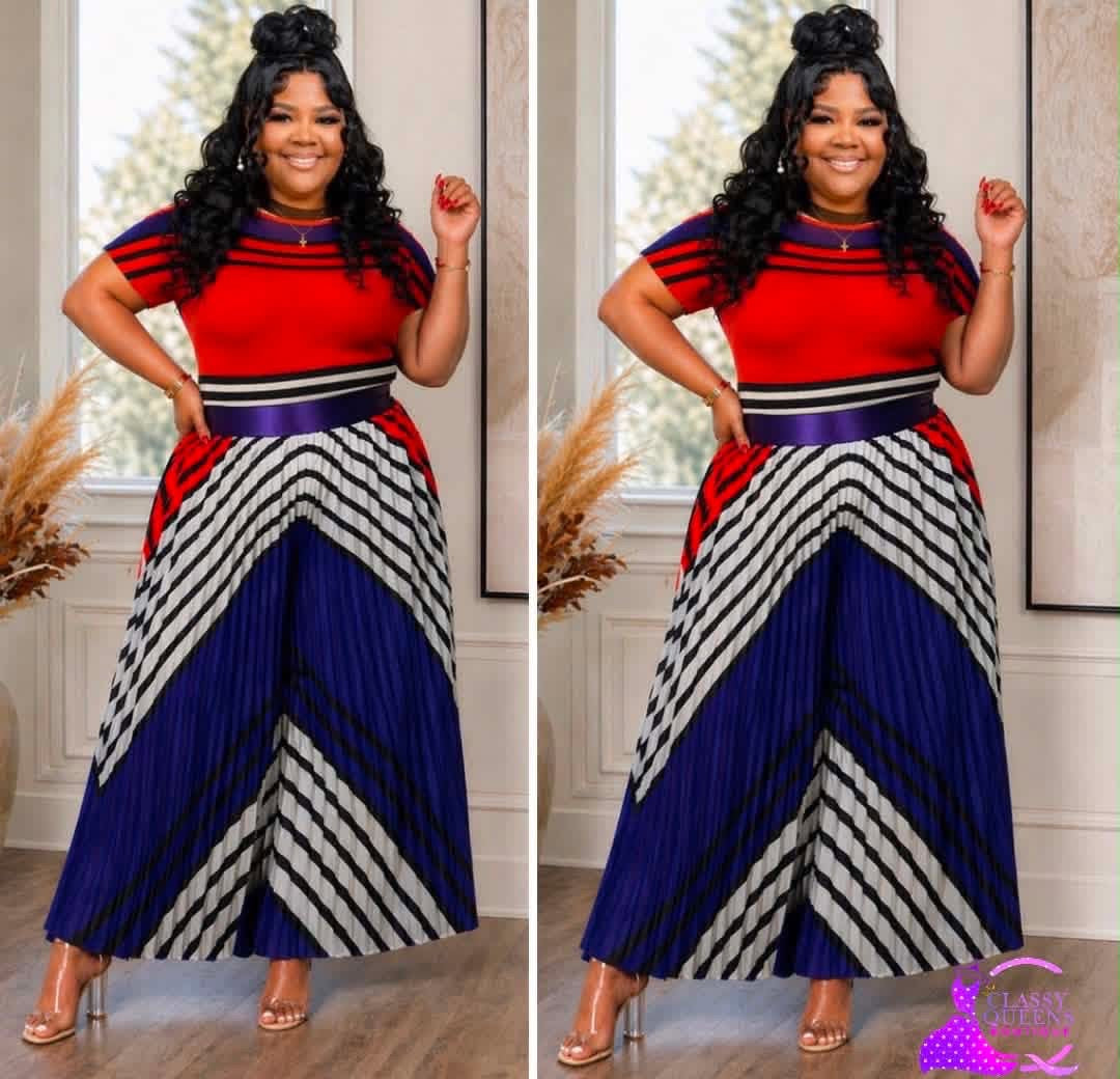 Pleated Pants Set
