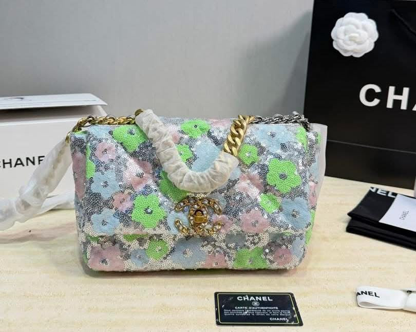 Sequin CC Designer Crossbody Bag