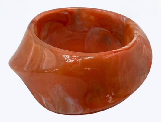Oversized acrylic bangle bracelet