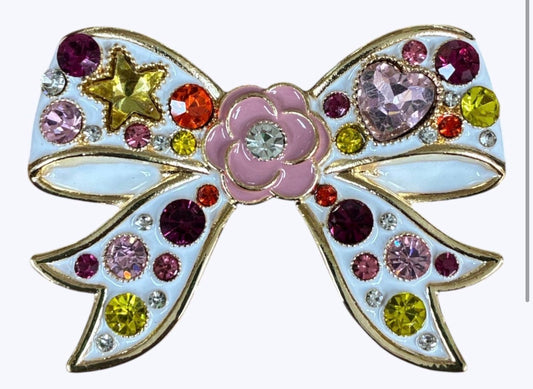 Elegant Bow
Crystal Brooch