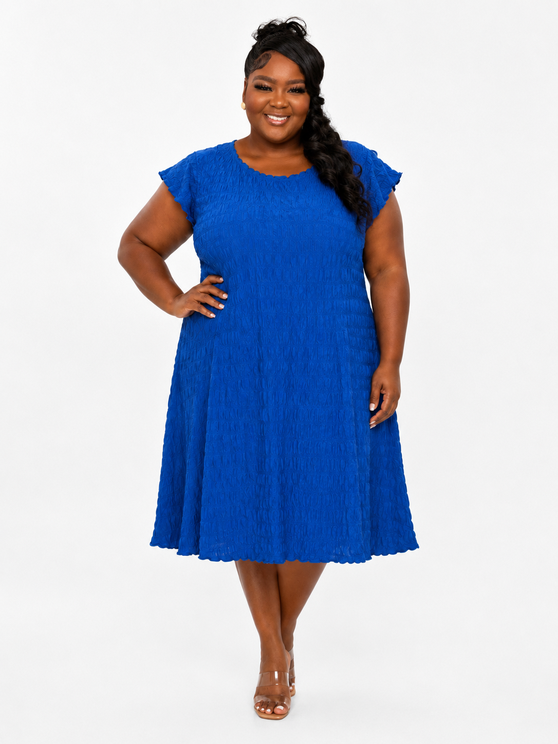 Popcorn Midi Dress
