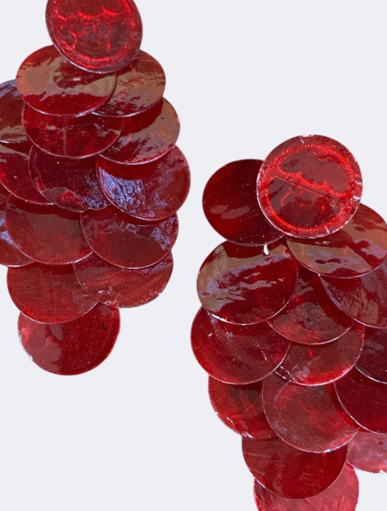 Cascading Dangle Earrings, Paillettes