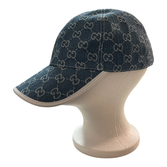GG Denim Cap| White Brim