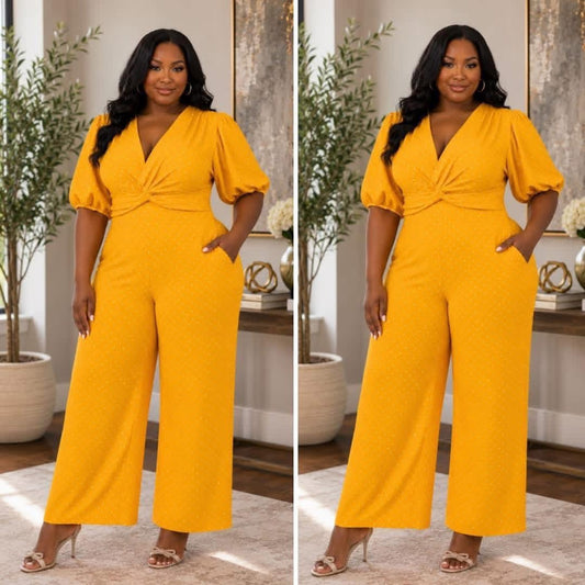 Classy Polkadot Jumpsuit