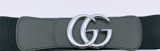 GG Silver Stretchy Belt