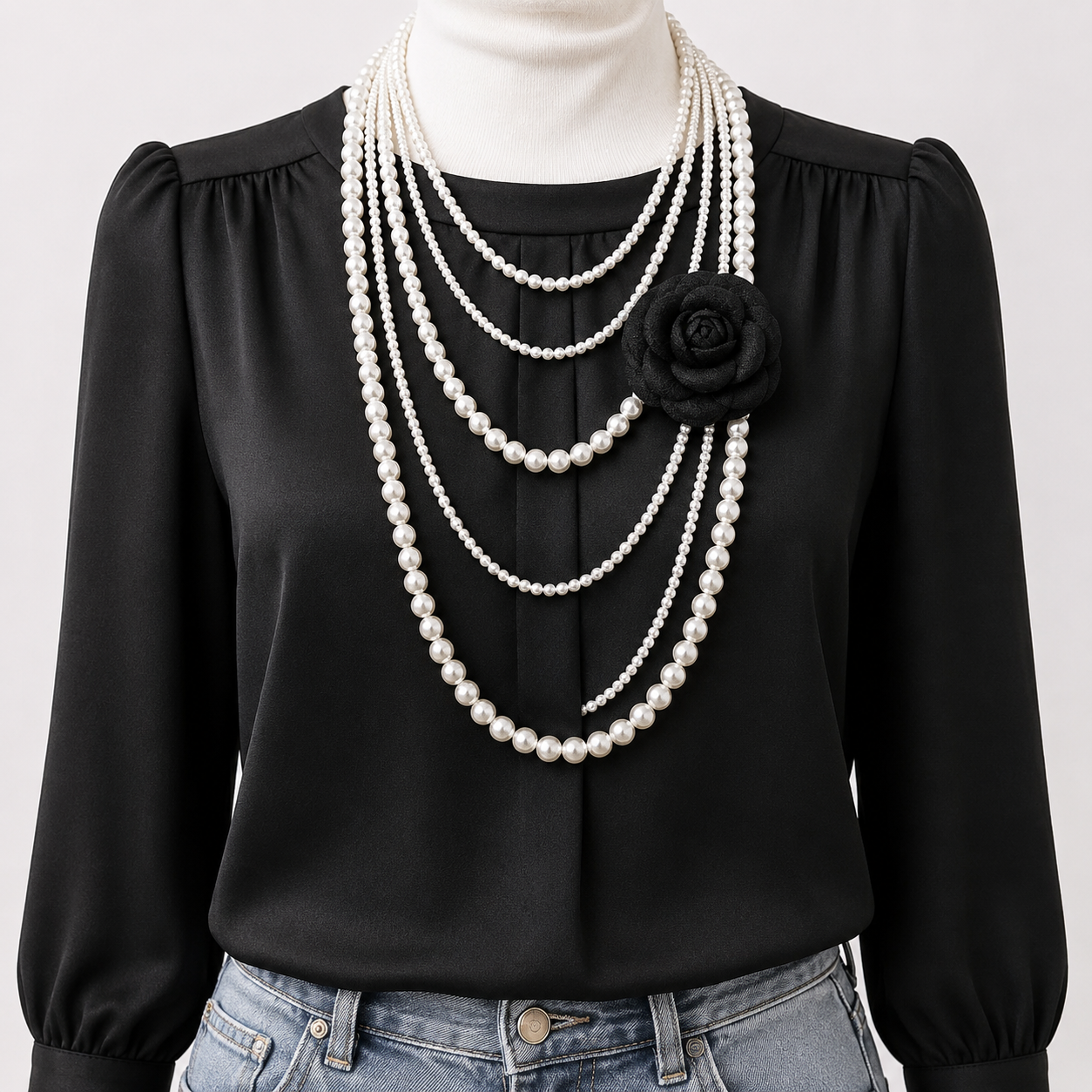 Bold Classy Pearl Necklace