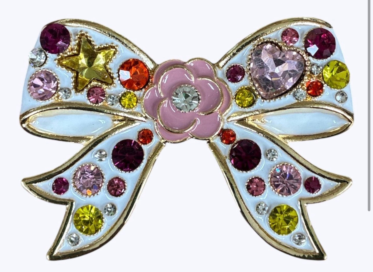 Elegant Bow
Crystal Brooch