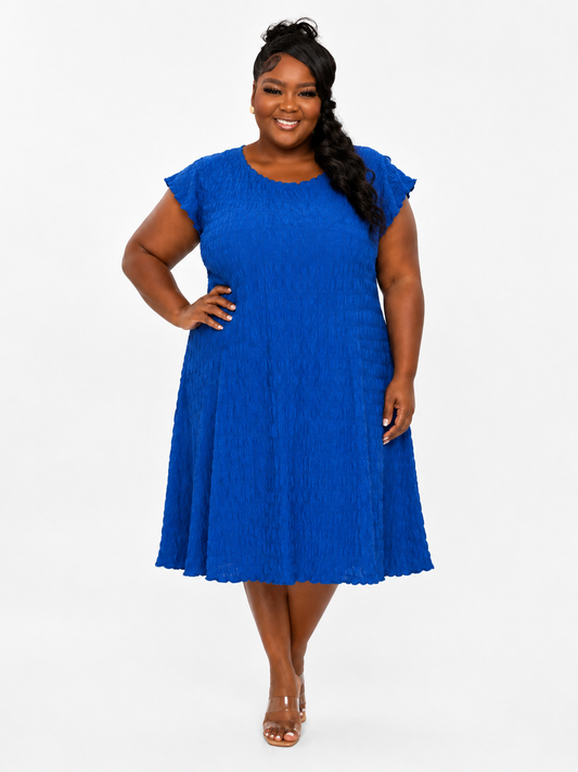 Popcorn Midi Dress