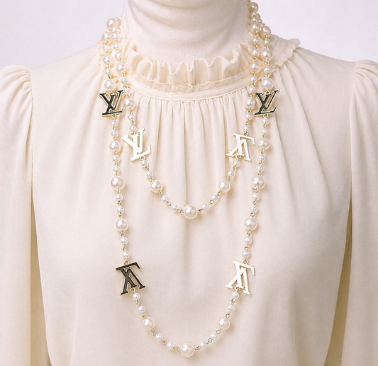 LV Pearl Necklace